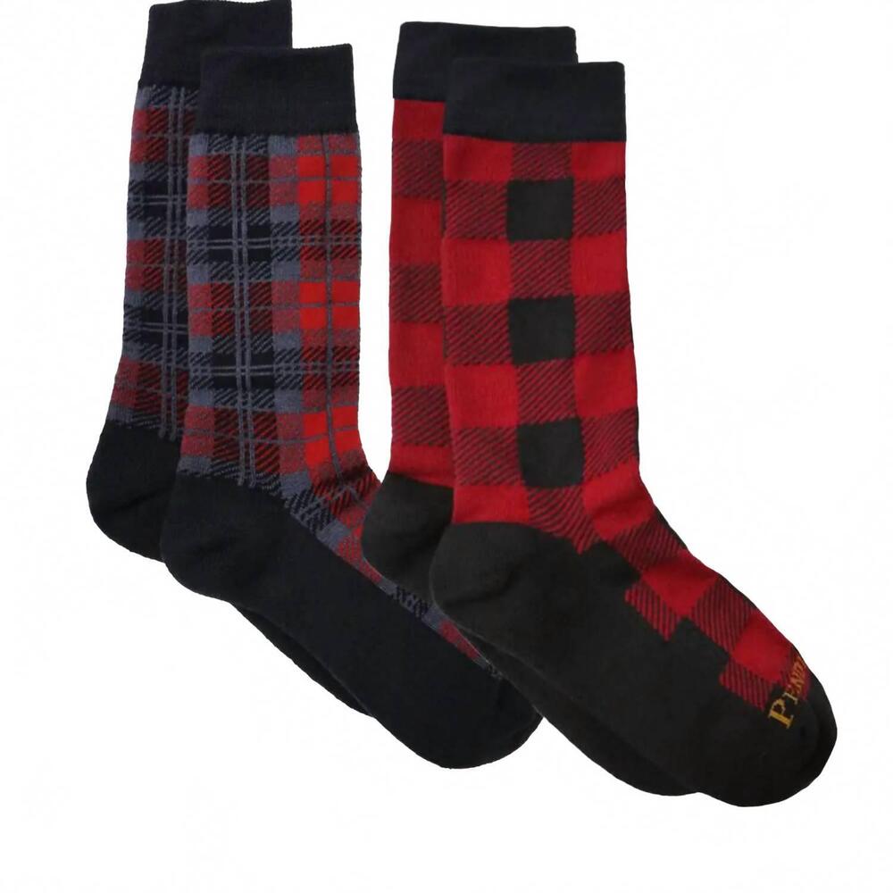 NEW PENDLETON unisex - merino blend socks - 2 pack in plaid
